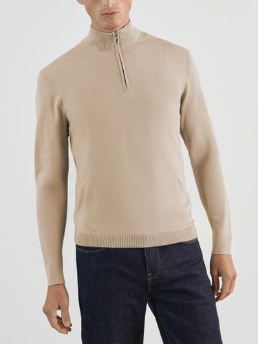 IZAC - Pull col zip beige - IZAC - Modalova