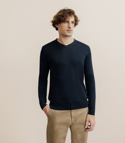 IZAC - Pull col V noir - IZAC - Modalova