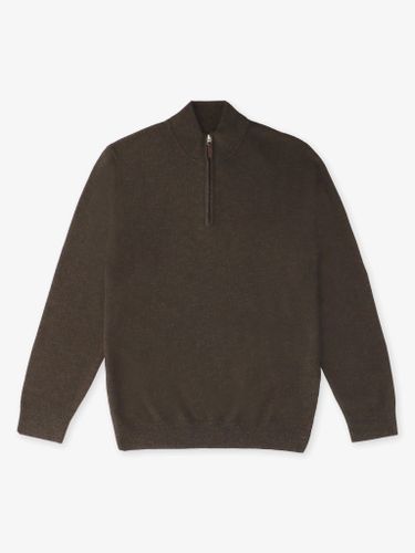 Pull col demi zip mouliné - IZAC - Modalova