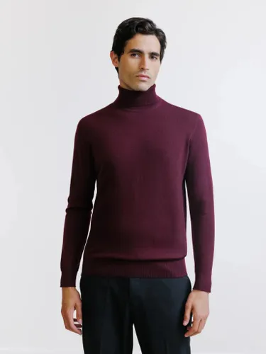 Pull col roulé en laine mérinos - IZAC - Modalova