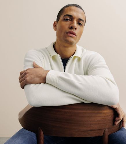 Gilet zippé col chemise - IZAC - Modalova