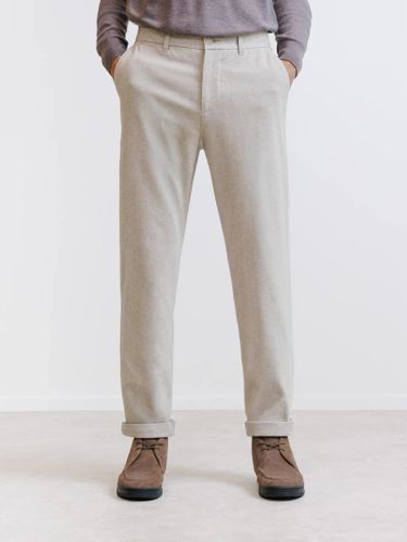 IZAC - Pantalon flanelle écru - IZAC - Modalova