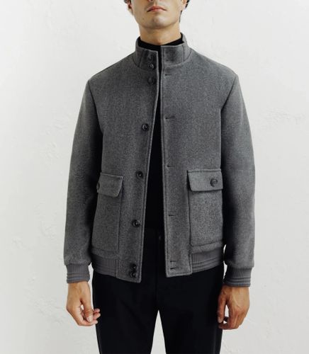 IZAC - Blouson col montant gris - IZAC - Modalova