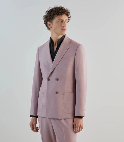 IZAC - Costume croisé mauve - IZAC - Modalova