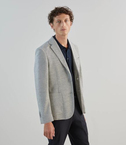 Veste casual en maille clair - IZAC - Modalova