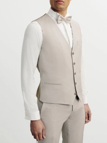 Gilet de costume en laine majoritaire - IZAC - Modalova
