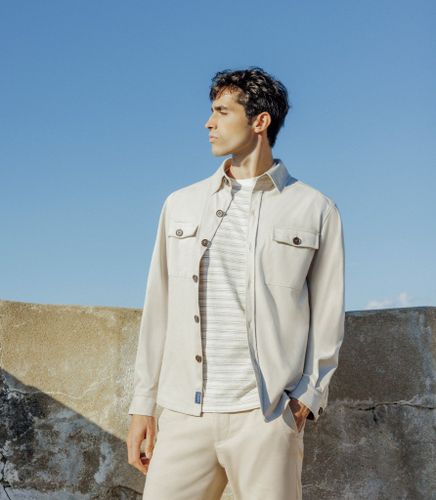 Chemise casual en suède - IZAC - Modalova