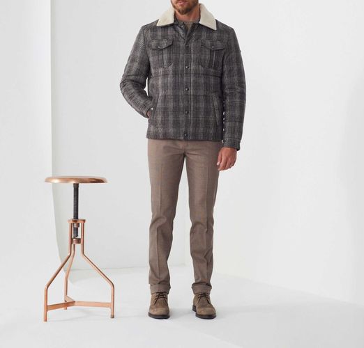 Blouson matelassé à carreaux ''Faustin'' - IZAC - Modalova