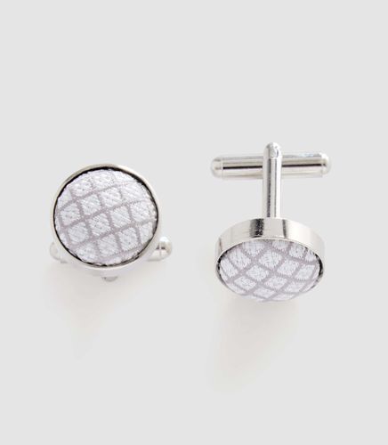 Boutons de manchette métal ''Uilo'' - IZAC - Modalova