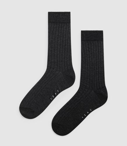 Lot de 2 chaussettes en fil d'Ecosse ''Picote'' - IZAC - Modalova