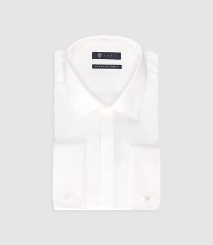 Chemise slim en satin de coton SATINMIXTESLIM 4 - IZAC - Modalova