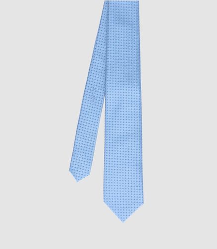 Cravate basique 7cm bleu TEO TU - IZAC - Modalova