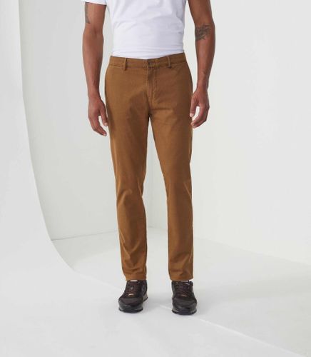 Pantalon casual camel ''Manhattan'' - IZAC - Modalova