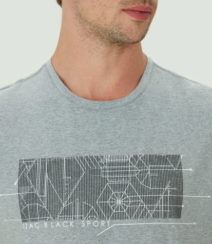 T-shirt imprimé chiné Cali" XS - " - IZAC - Modalova