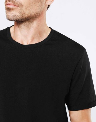 IZAC - T-shirt col rond noir - Izac - Modalova