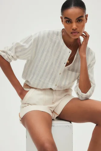 Chemise rayée en gaze de coton - URIENNE - Couleur : - Taille : - Pablo - Modalova