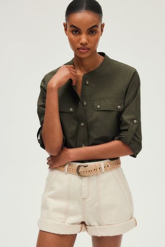 Chemise à col rond en coton - URSY - Couleur : - Taille : - Pablo - Modalova