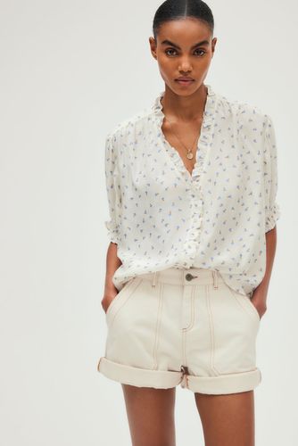 Chemise jacquard à volants - ULYSSIE - Couleur : - Taille : - Pablo - Modalova