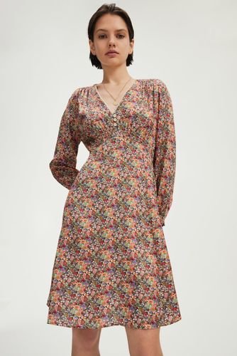 Robe courte et cintrée à fleurs - PICA - Couleur : - Taille : - Pablo - Modalova