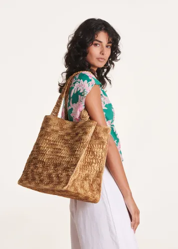 Sac cabas effet raphia - La Fée Maraboutée - Modalova