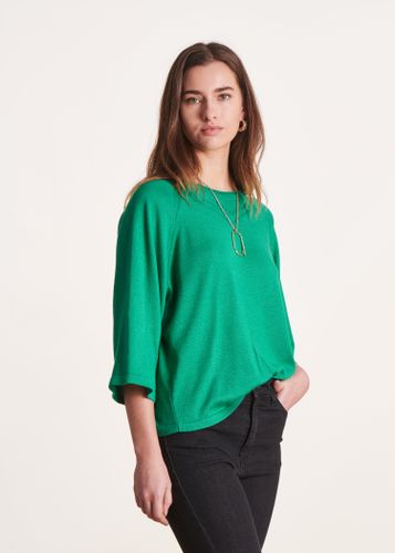 Pull oversize vert à manches 3/4 - La Fée Maraboutée - Modalova