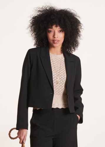 Veste noire de tailleur courte - La Fée Maraboutée - Modalova