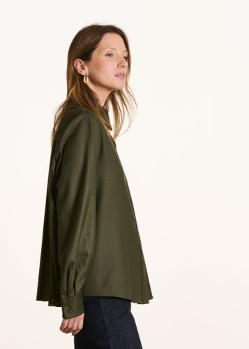 Chemise en flanelle dos plissé - La Fée Maraboutée - Modalova