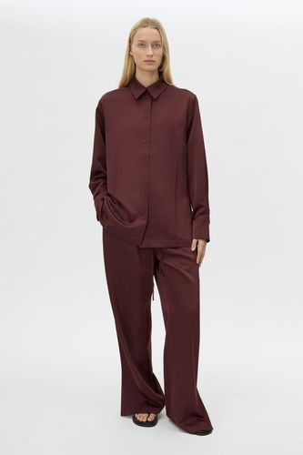 Ground Satin Long Sleeve Shirt - C & M CAMILLA AND MARC SALE - Modalova