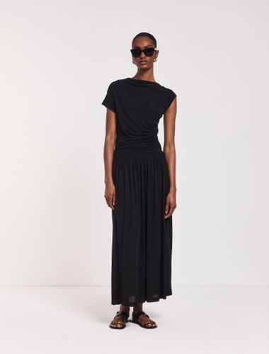 Priam Draped Dress in - MicroModal - Ninety Percent - Modalova
