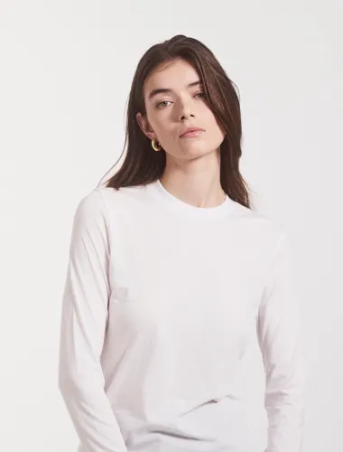 Billie Classic Cotton Long Sleeve T-Shirt in - Organic - Ninety Percent - Modalova
