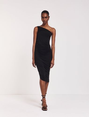 Aisha Ruched Midi Dress in - 95% Micromodal 5% Elastane - Ninety Percent - Modalova