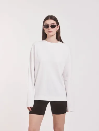The Boyfriend Long Sleeve T-Shirt in - Organic Cotton - Ninety Percent - Modalova