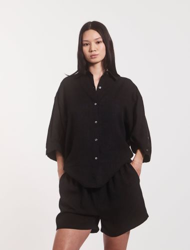 Lindsay Linen Shirt In - Ninety Percent - Modalova