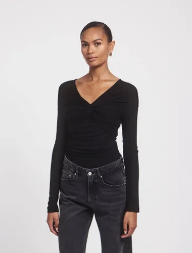 Vesta Knot Long Sleeve Top in - LYOCELL - Ninety Percent - Modalova
