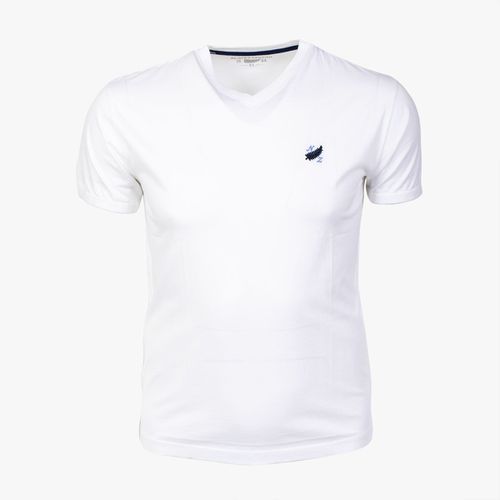 T-Shirt Basic Col V Blanc - Blacks Legend - Modalova