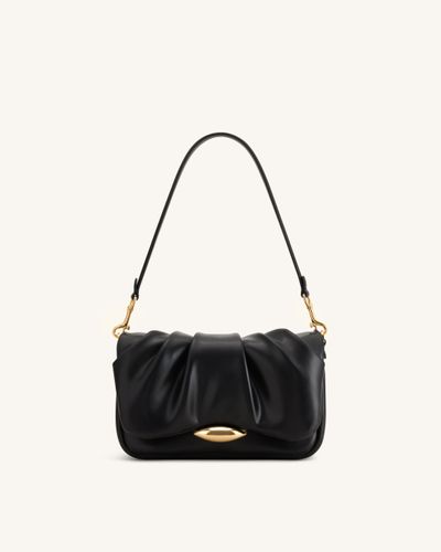 Sofia Sac à bandoulière froncé - Noir - JW PEI - Modalova