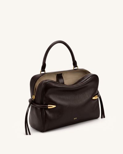 Callie Sac à bandoulière avec détail défense - Marron foncé - JW PEI - Modalova