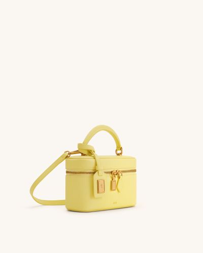 Cleo Sac à poignée supérieure forme boîte - Jaune - JW PEI - Modalova