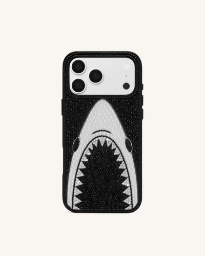 Coque de téléphone perle gueule de requin - Noir - JW PEI - Modalova