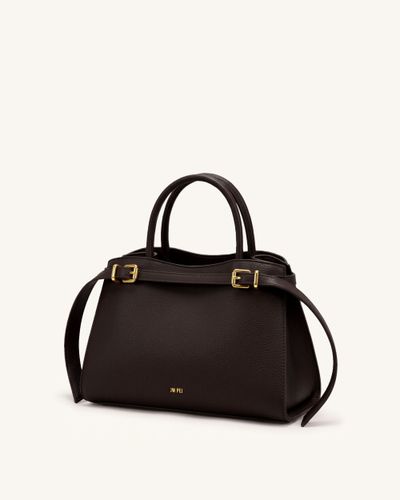 Ella Sac cabas structuré - Marron foncé - JW PEI - Modalova
