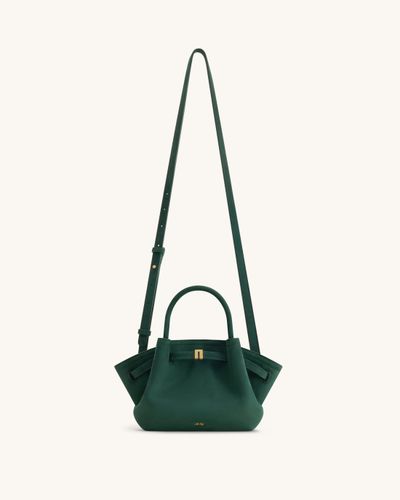 Mini sac cabas en similicuir Hana - Vert forêt - JW PEI - Modalova