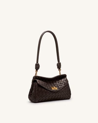 Lucia Sac à bandoulière tressé - Marron - JW PEI - Modalova