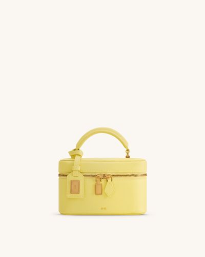 Cleo Sac à poignée supérieure forme boîte - Jaune - JW PEI - Modalova