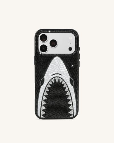 Coque de téléphone perle gueule de requin - Noir - JW PEI - Modalova