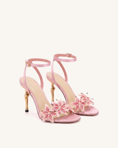 Isadora Sandales à talons Lily floral - Rose - JW PEI - Modalova