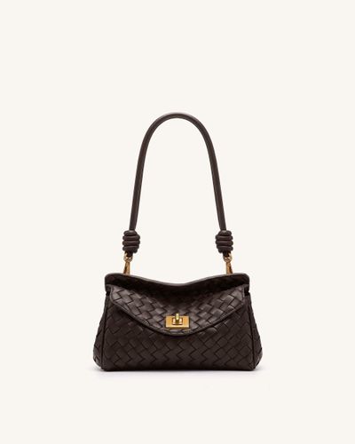 Lucia Sac à bandoulière tressé - Marron - JW PEI - Modalova