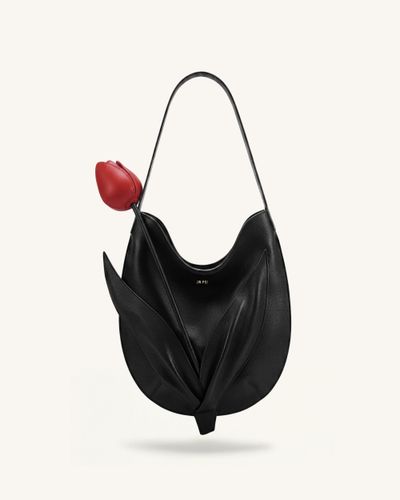 Sac à bandoulière forme tulipe - Noir - JW PEI - Modalova
