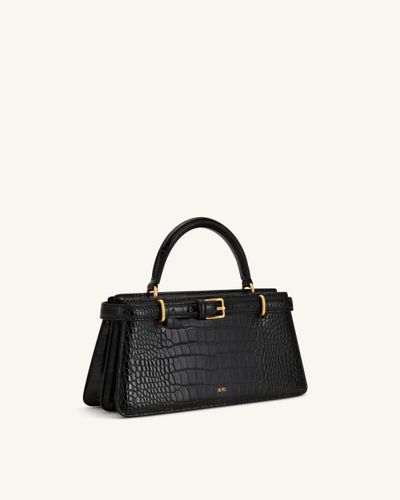 Elena Sac porté main classique - Croco noir - JW PEI - Modalova