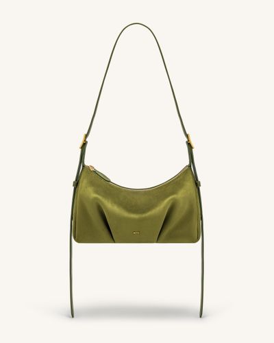 Loriette Sac bandoulière en suédine - Vert olive - JW PEI - Modalova