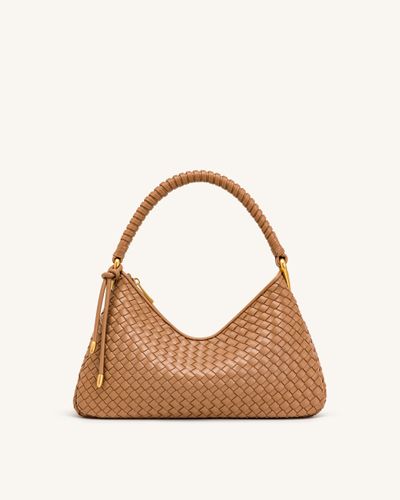 Lorena Sac à bandoulière tissé - Camel - JW PEI - Modalova
